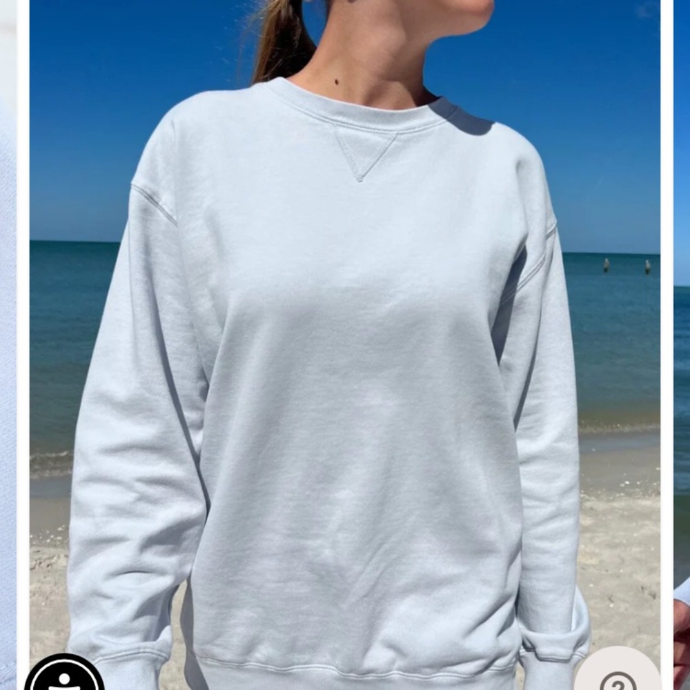 Brandy Melville matching set light blue
